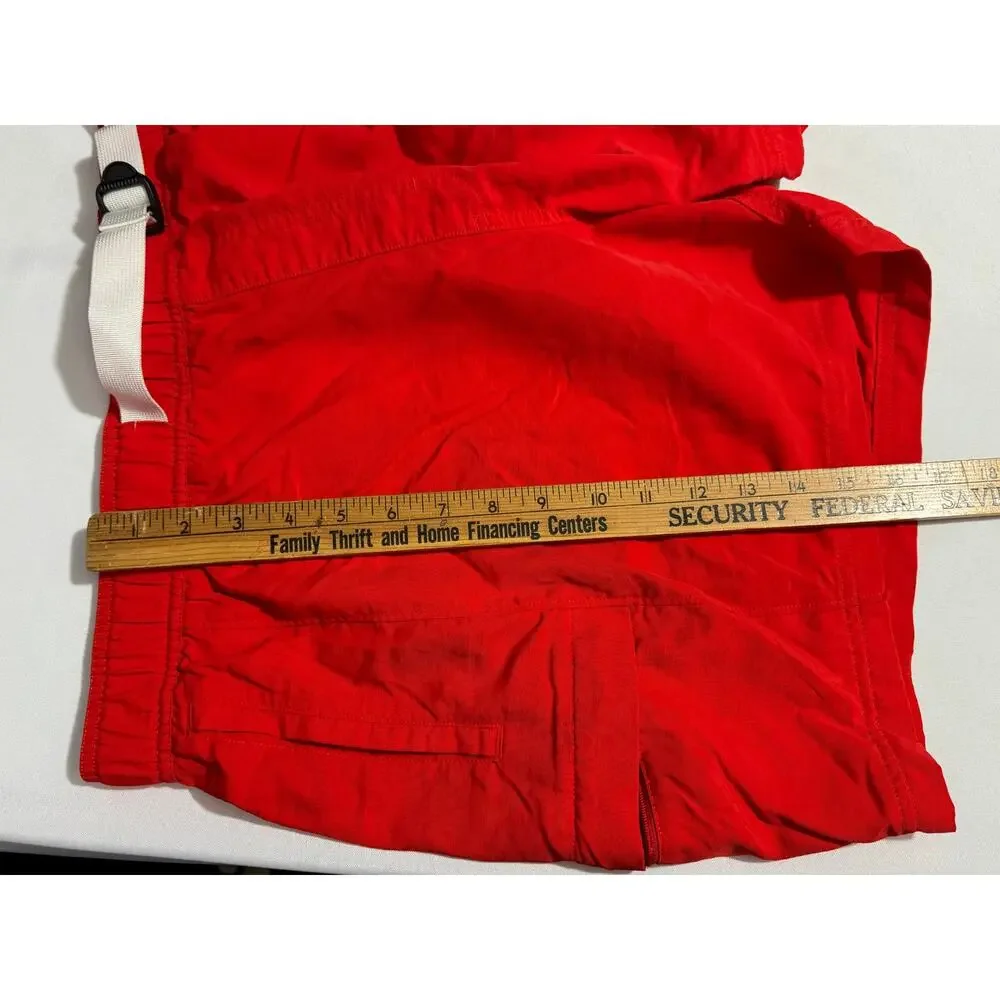 The North Face Red & White Shorts with Belt - Men's Size XXL (5